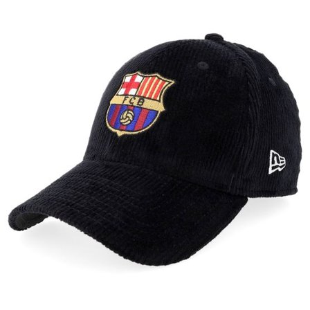 New Era - Football Svart flexfit Keps - Barcelona Corduroy 39THIRTY Black Adjustable @ Hatstore