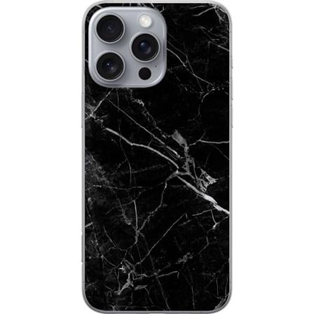 Apple iPhone 16 Pro Max Gjennomsiktig deksel Sort marmor