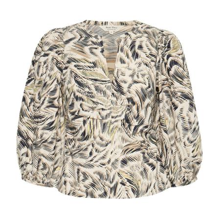 Part Two, Meliapw blouses 30306539 Beige, Dames, Maat:XS,Katoen,print