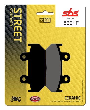 SBS HF Ceramic Brake Pads Front - Honda VFR 400 R NC24 1987-1988
