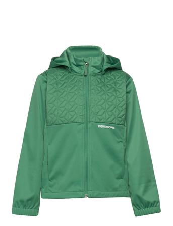 Briska Kids Jkt 3 Outerwear Jackets & Coats Windbreaker Grønn Didriksons*Betinget Tilbud