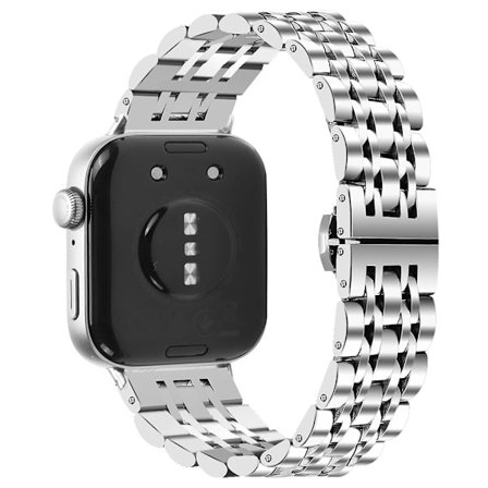 Huawei Watch Fit 3 Armband 316L rostfritt stål metall mesh klockarmband, silver