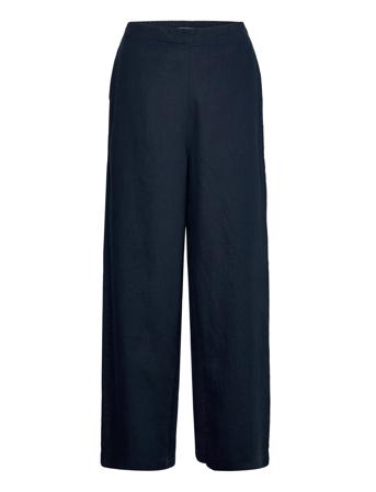 Pavla Solid Vide Bukser Marineblå Marimekko*Betinget Tilbud