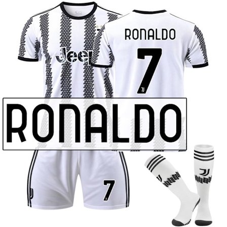 22-23 Ny version Juventus nr 7 Hovey nr 10 Pogba 22 Di Maria 10 Dybala fotbollströja set