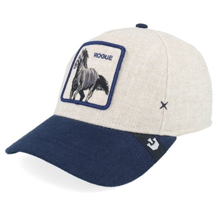 Goorin Bros. - Beige Caps - Thread Rebel Natural/Navy A-Frame Adjustable @ Hatstore