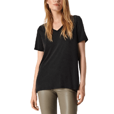 Soaked In Luxury SLColumbine Oversize T-shirt T-shirts & toppar Dam Svart L