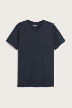 Kappahl | V-ringad t-shirt | Mörkblå