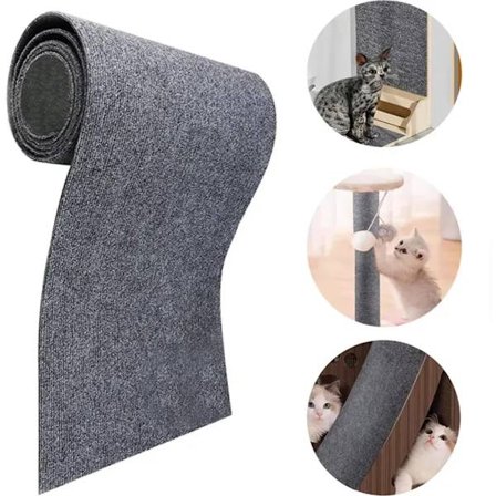 Klorematte for katter, klorematte, klorebrett for katter, klorebeskyttelse for kattsofa, klorematte for katter, klorebrett (40cm x 2m)