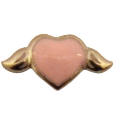 Nagelsmycke / Nageldekoration / Smycke / Berlock - Rosa hjärta