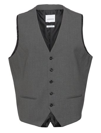 Mens Waistcoat For Suit Grey Lindbergh