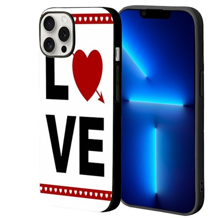 Lyxigt iPhone 12 / 12 Pro-skal, iPhone 17-skal för 17 16 15 14 Plus 15 Pro 13 Mini 12 Alla hjärtans dag-skyddsskal