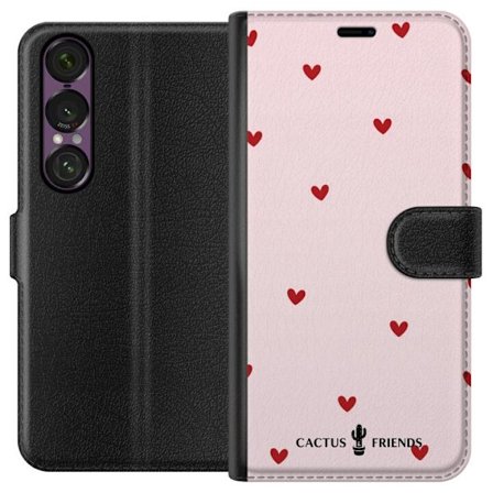 Kompatibelt Plånboksfodral till Sony Sony Xperia 1 VII Cactus and Friends – HeartSprinkle