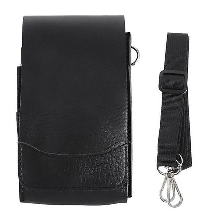 Verktygsväskor Frisörverktygsväska Läder Frisörväska Frisörtillbehör Svart 23X13X6CM Black 23X13X6CM