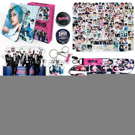 STRAY KIDS Officiel Merchandise - Hyunjin Nøglering, Kort & Klistermærkesæt | Til Samlere og STAY