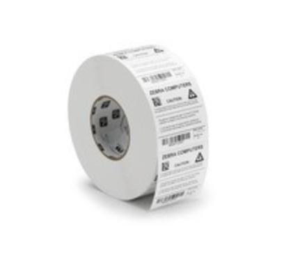 Zebra Label, Polyester,80X100MM , Z-Ultimate 3000T White, Coated, Permanent adhesive, 76mm Core