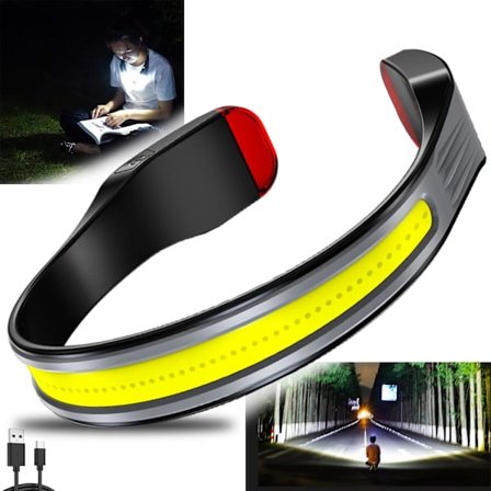 LED-pannlampa, Typ-C Laddningsbar, 230° Bred Stråle 500 Lumen LE, ZQKLA