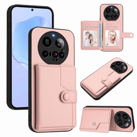 Xiaomi 15 Ultra - RFID-säkerhetsfodral med kortfack och knappar