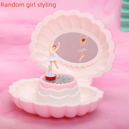 Shell Music Box Smyckeskrin LJUSROSA