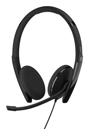 Sennheiser EPOS I ADAPT 160T USB II Kabling Headset Sort