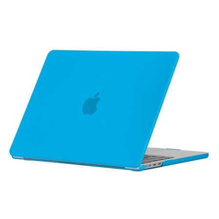 MacBook Air 13 "(2022) A2681 / (2024) A3113 M3 Matte Finish Laptop cover Ridsefast Hård Bumpresistent Notebook Case - Aquablå