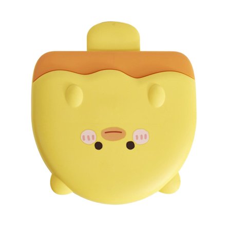 5-lokeroinen karkkitarjotin kannella, sarjakuvahahmoilla, söpö välipalatarjotin, hedelmätarjotin ulkopiknikille, ankka