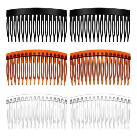 6 stk Hårkammer Glideskilpadde Rett Hårkam Klar - Perfet