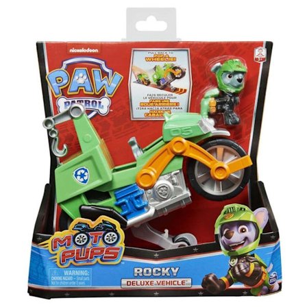 Paw Patrol Moto Pups Deluxe fordon Rocky