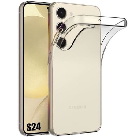 Transparent Cover - Booling - for Samsung Galaxy S24 - High Resistance Silicone - Shockproof - Flexible