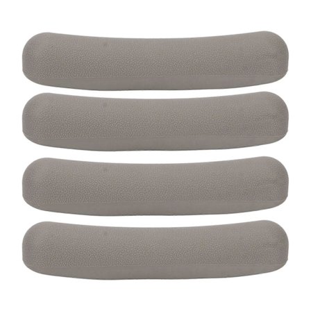 4 stk. Krykke Underarms Puder Forebygger Glidning Blød TPR Udskiftnings Krykke Armhule Pude GråYMMR)