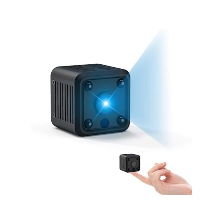 Wifi Spionkamera Mikro Gömda Trådlös Kamera Full HD 1080P Mini Kamera med Rörelsedetektering App Videoinspelare och YEMAESRE