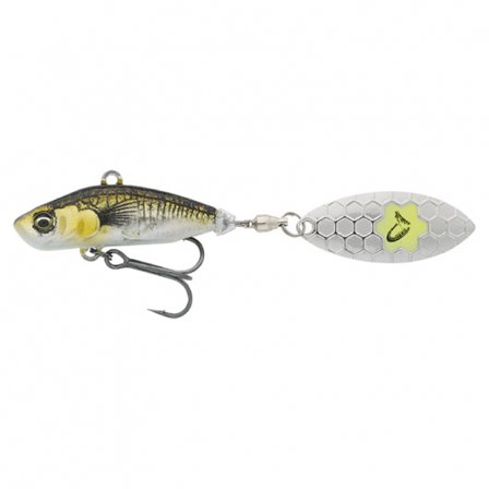 Savage Gear 3D Sticklebait Tailspin 7,3cm, 13g Sinking - Green Silver