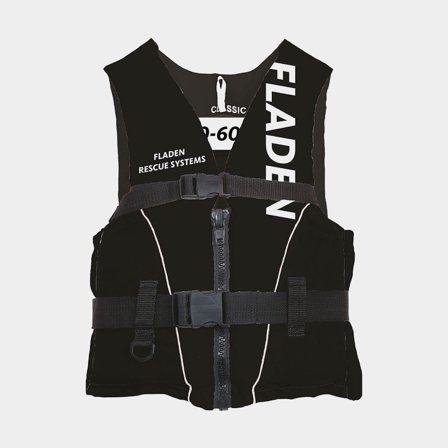 Purjehdusliivi Fladen Fishing Classic II 50N, musta, Large (70 - 90 kg)