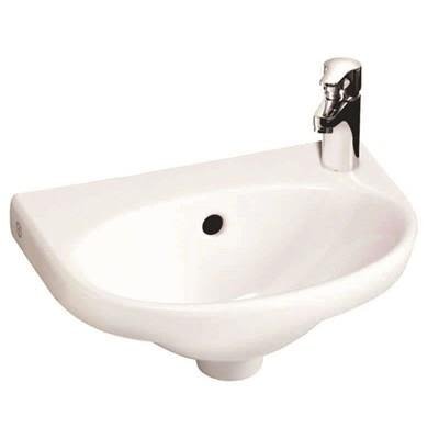 Gustavsberg Nautic 5540 Tvättställ 400 x 275 mm, utan blandare Blandarhål höger, Badrum