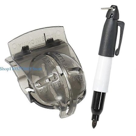 R6FE Golfball Linjemarkør Tegneverktøy Mal Justering Putting Markeringslinjal Sett med Markeringspenn for Golftrening[HK]