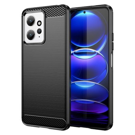 Carbon Flex Xiaomi Redmi Note 12 skal - Svart
