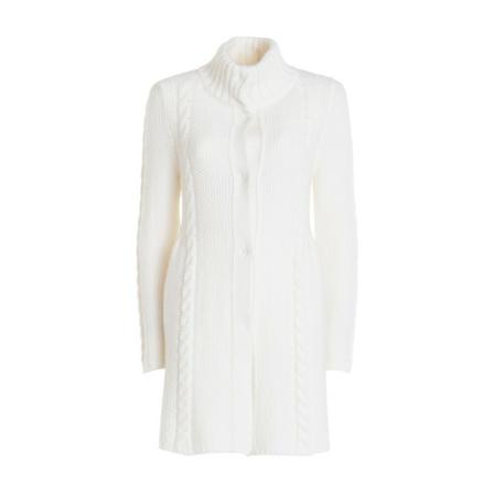 Blumarine, Coat Wit, Dames, Maat:M