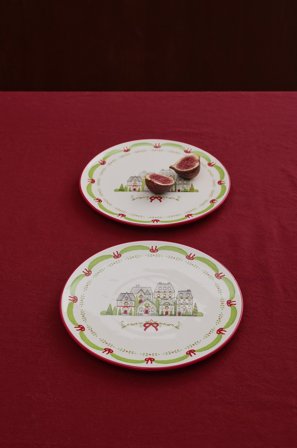 Jotex - Tallerken 2-pakke ø 20.6 Cm Hvit/multifarget - ANDRÉ - Kjøp Tallerkener hos Jotex