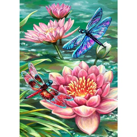 Lotus Diamantmålning Kit för Vuxna - Full Drill Diamant D