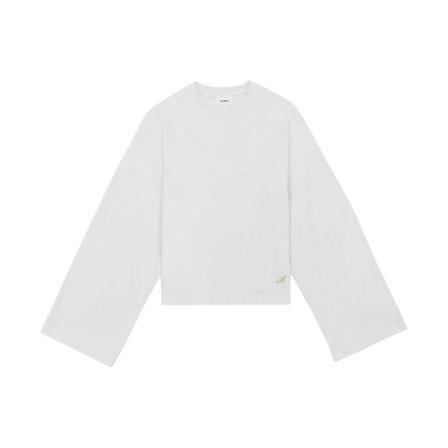 Axel Arigato, Local Long Sleeve T-shirt Wit, Dames, Maat:S