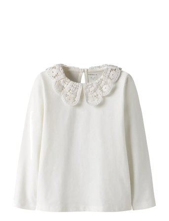 name it Nmftuaja Ls Top - White - 104