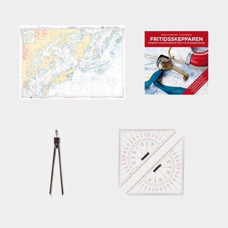 Vaarbewijs pakket aan de Oostkust, met literatuur