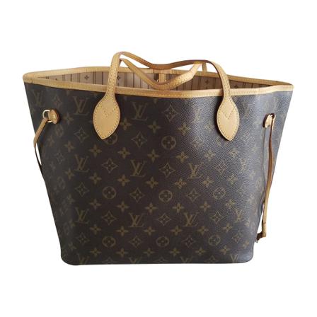 Louis Vuitton Vintage, Pre-owned Neverfull MM Monogram Bag Bruin, Dames, Maat:ONE Size