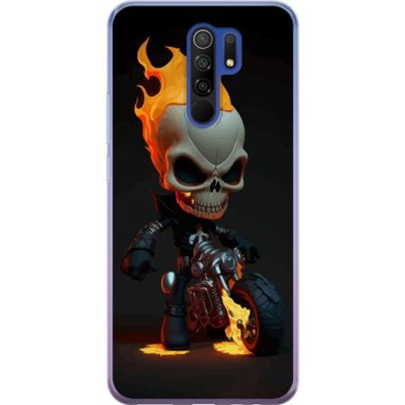 Xiaomi Redmi 9 Gjennomsiktig deksel Kranie Motor