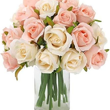 Kunstig rose, silkeblomst, kunstig blomst, brudens brudebuket, KLB