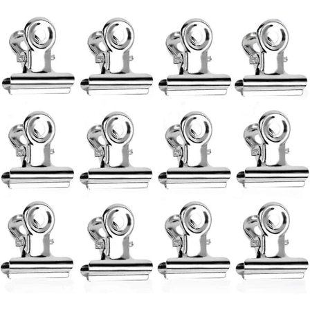 Bulldog Metallklemmer, 50 stk Metallhengsleklemmer, 22 mm binders, Metallklemmer