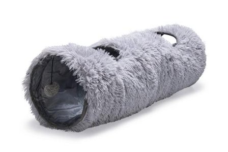 Kattetunnel Nona, Grå - 90cm