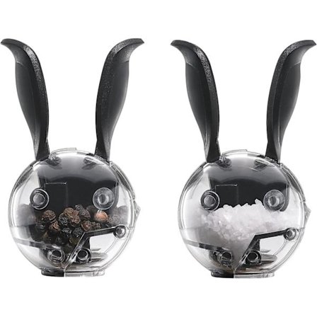 2-delad Mini Magnetisk PepperBall Salt- och Pepparkvarn