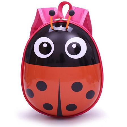 Söt Tecknad Sju-stjärnig Nyckelpiga Barn Ryggsäck Skolväska