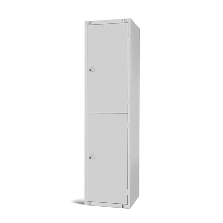 Elite locker, 2 door, 1800x450x450 mm, grey