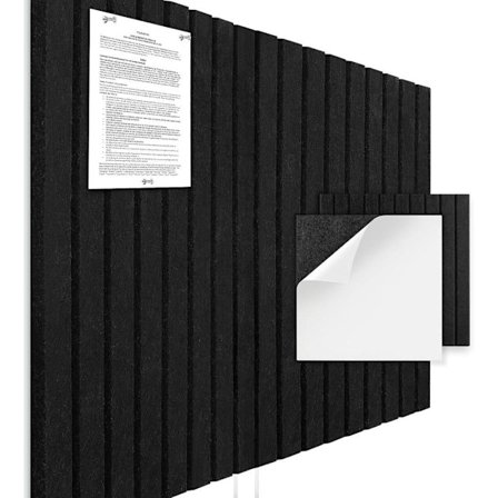 Lydabsorberende Akustikpanel 12-pak Selvklæbende Lydisolering Filtpaneler Væg 30x30 cm_TF_TF